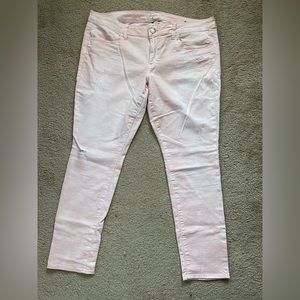 American Eagle jeans size 18 peachy/pink